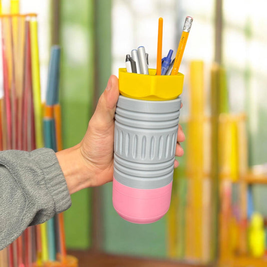 Giant Pencil Pen Holder | Teacher Desk Organizer, Classroom Pencil Storage, Teacher Gift