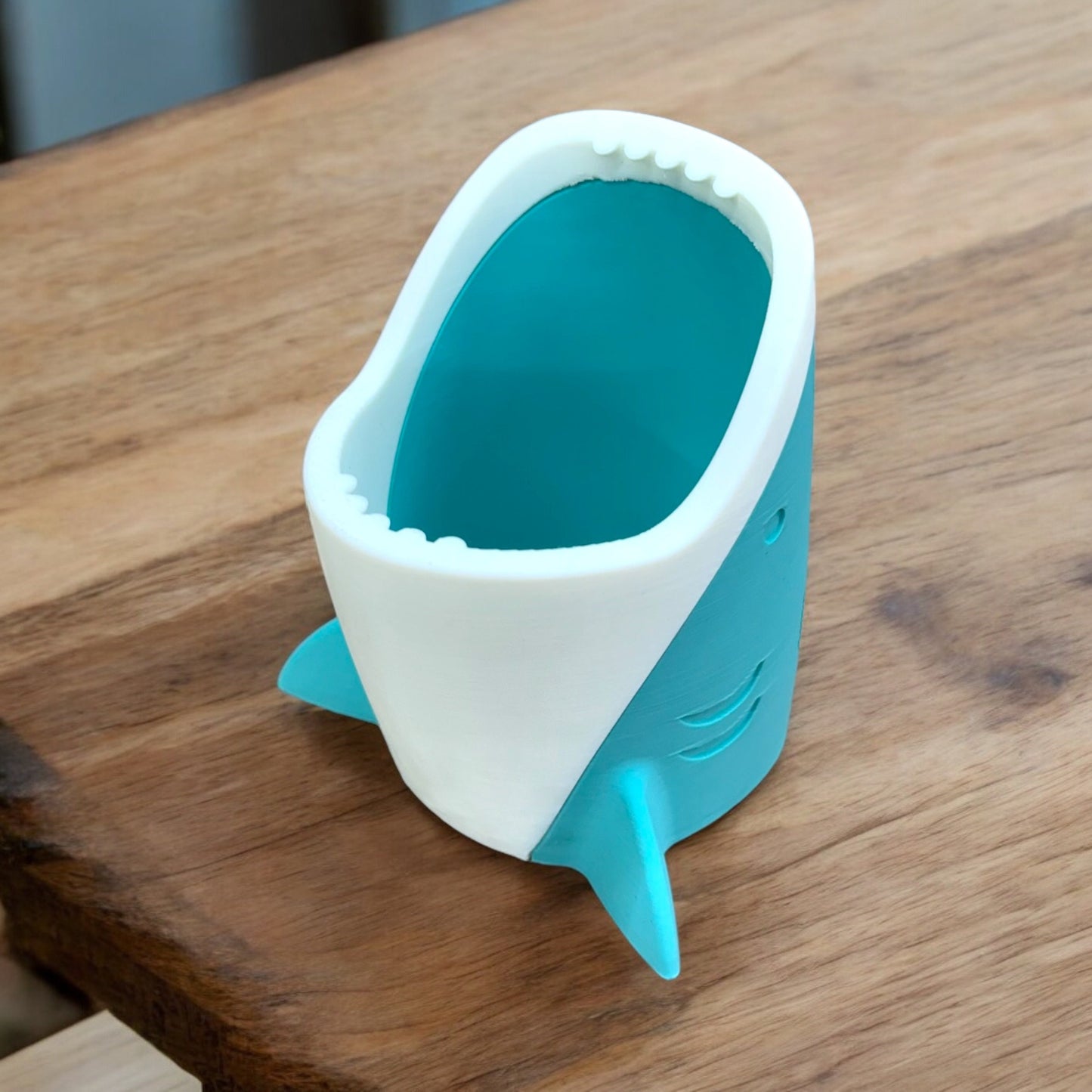 Shark Mouth Pencil Holder, Toothbrush Organizer, Desk Organizer, Fun Kids Room Decor, Teacher Gift, Art Class Gift, Shark Lover Gifts