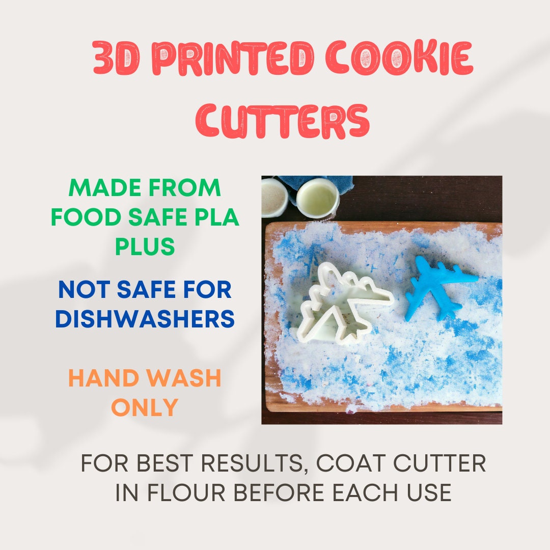 Airplane Shaped Cookie Cutter - Perfect for High-Flying Bakes!