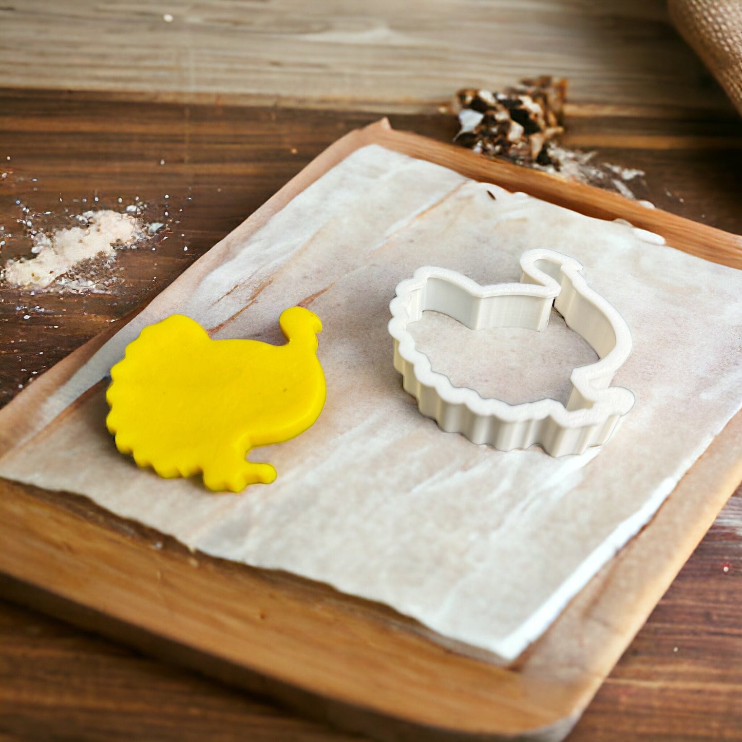 Turkey Shaped Cookie Cutter - Perfect for Holiday Baking!