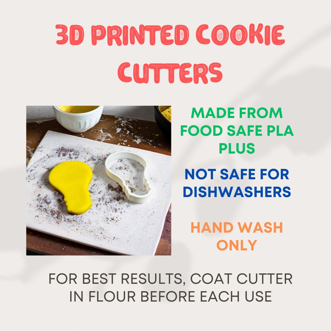 Lightbulb Shaped Cookie Cutter - Perfect for Bright Ideas in the Kitchen!