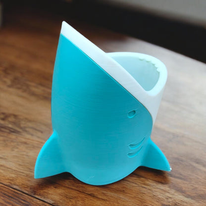 Shark Mouth Pencil Holder, Toothbrush Organizer, Desk Organizer, Fun Kids Room Decor, Teacher Gift, Art Class Gift, Shark Lover Gifts