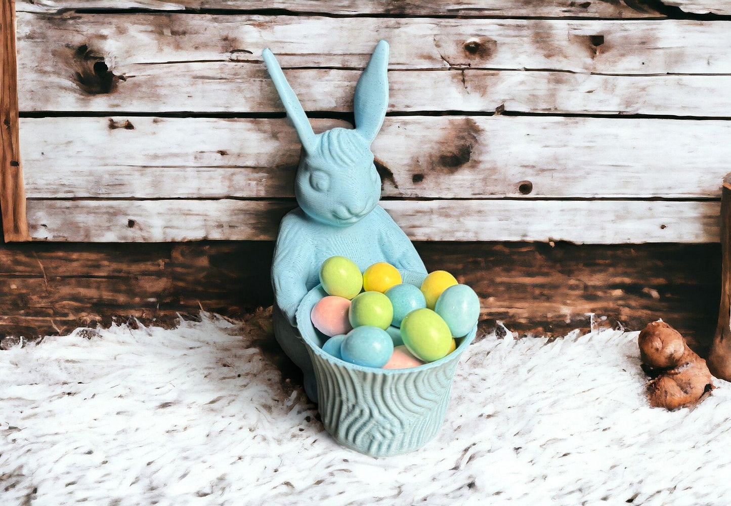 Easter Bunny Candy Dish, Whimsical Bunny Rabbit Holder for Sweets, Mini & Regular Sizes, Perfect for Easter Decor, Gifts, Candy Lovers