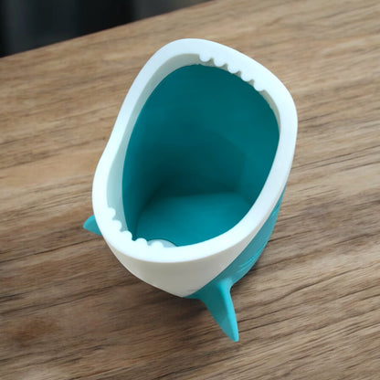 Shark Mouth Pencil Holder, Toothbrush Organizer, Desk Organizer, Fun Kids Room Decor, Teacher Gift, Art Class Gift, Shark Lover Gifts