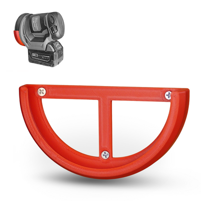 QuickDock Mount for Milwaukee M18 - 5” Random Orbit Sander - Wall or Workbench Mountable Holder for M18 Random Orbit Sanders