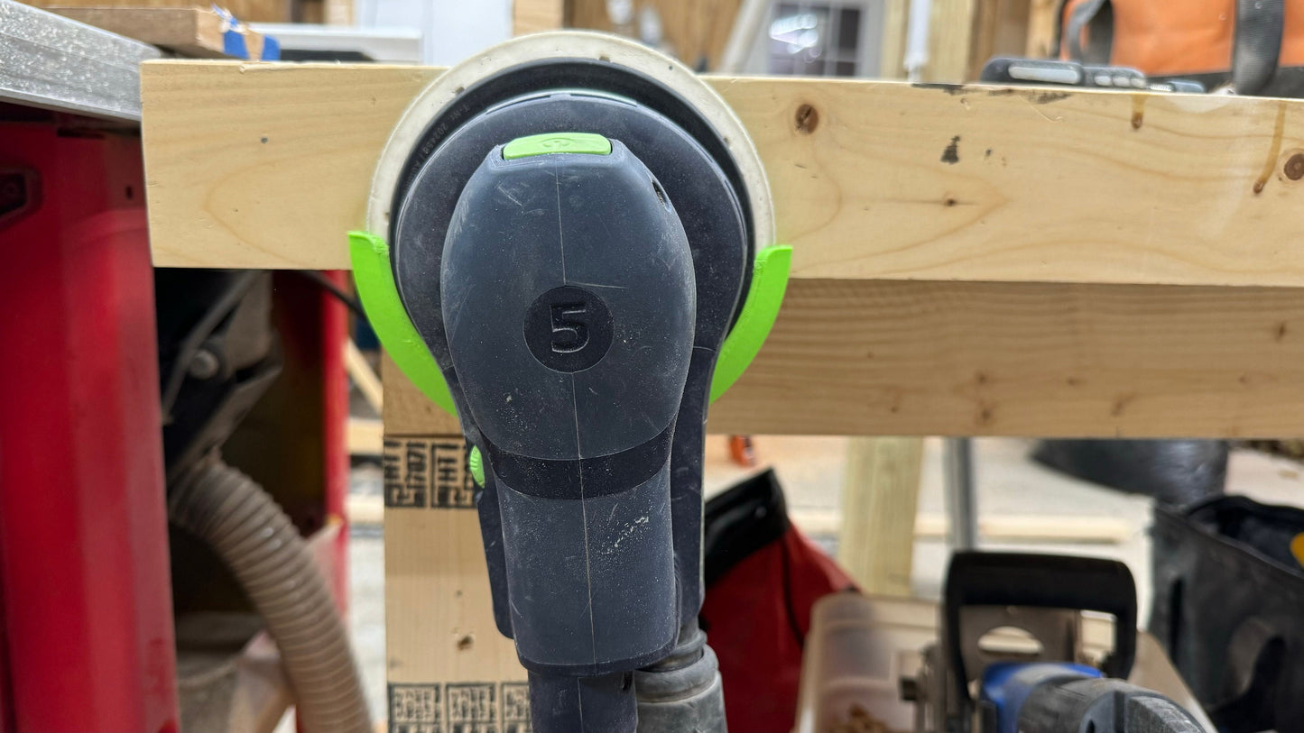 Festool ETS EC 150 Wall Mount for 150mm, 6" Orbital Sander, Hanging Sander Mount for 6 inch Orbital Sanders, Tool Organizer Mount for Sander