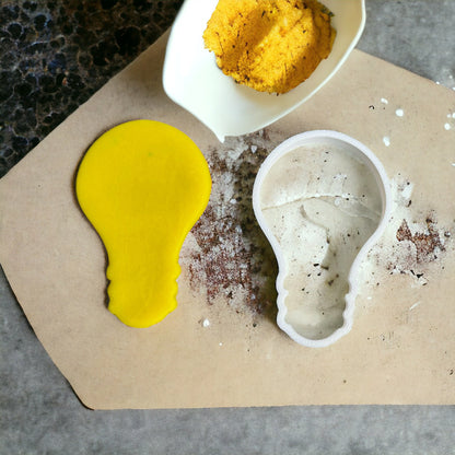 Lightbulb Shaped Cookie Cutter - Perfect for Bright Ideas in the Kitchen!