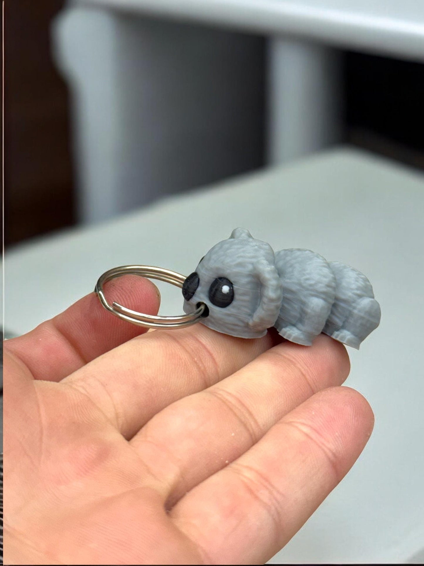 Koala Bear Fidget Keychain, Backpack Charm, Cute Stress Relief Toy, Flexible Animal Keychain Gift, Anxiety Relief Flexi, Stocking Stuffer