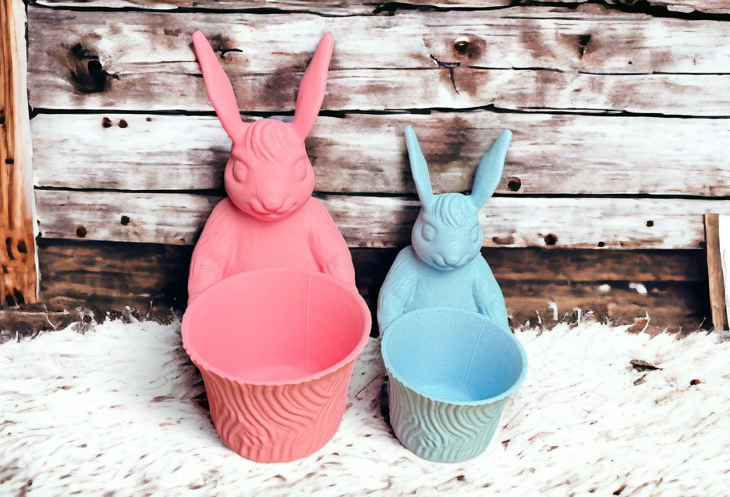 Easter Bunny Candy Dish, Whimsical Bunny Rabbit Holder for Sweets, Mini & Regular Sizes, Perfect for Easter Decor, Gifts, Candy Lovers